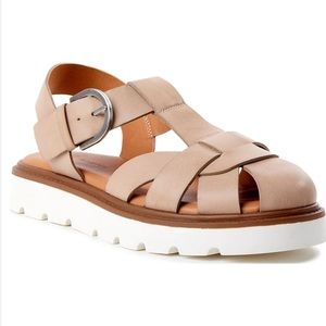 Time and Tru fisherman platform sandals buckle spring summer retro